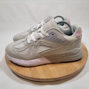 Fitville Rebound Core Walking Sneakers Shoes Women 9.5 White Tan
